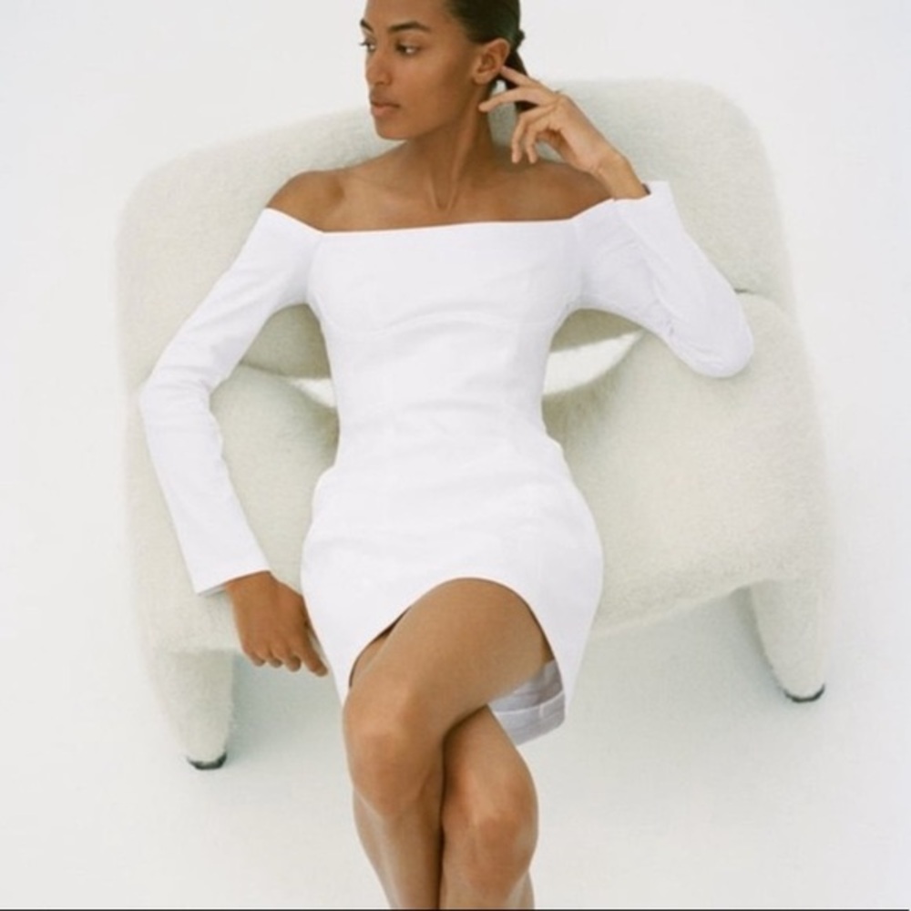 White Zara Mini Dress